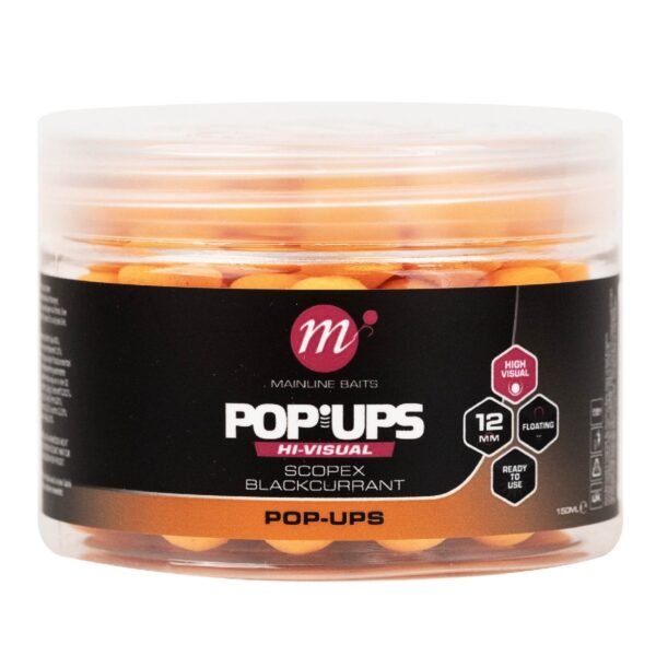 Mainline High Visual Mini Pop-ups 12mm Scopex & Blackcurrant