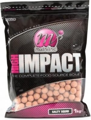 Mainline Boilie High Impact Boilies 15mm Salty Squid